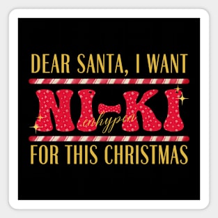 I Want Ni-ki For This Christmas ENHYPEN Magnet